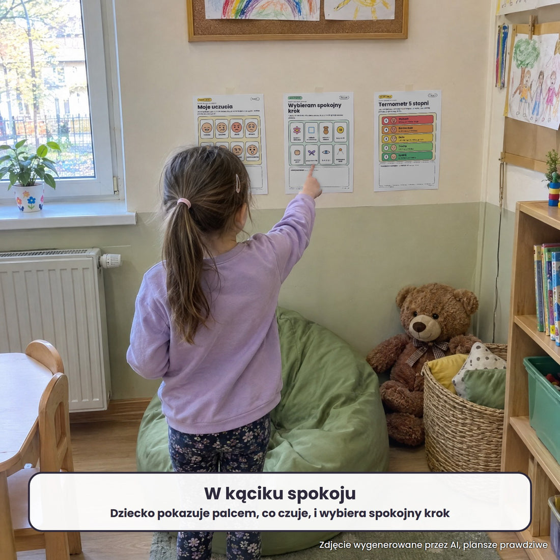 Plansze w kąciku spokoju